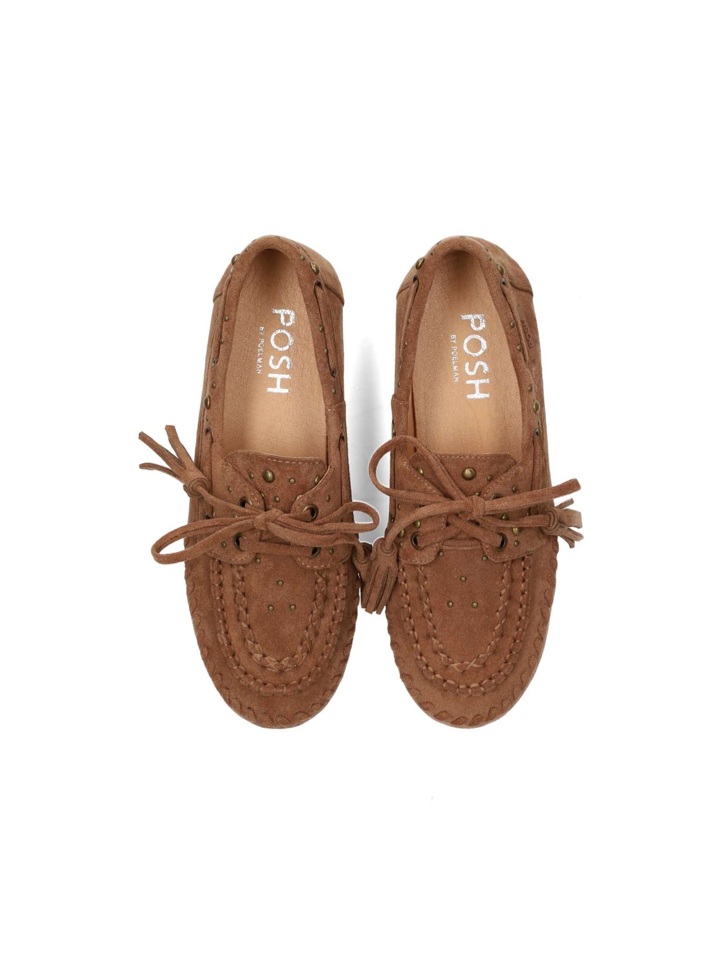 Mocassin 'Taylor' POSH by Poelman en marron