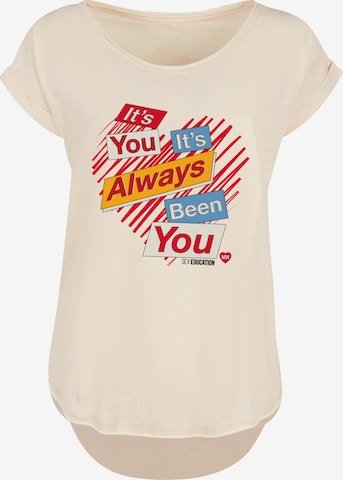 F4NT4STIC Shirt 'Sex Education It's Always You Netflix TV Series' in Beige: front
