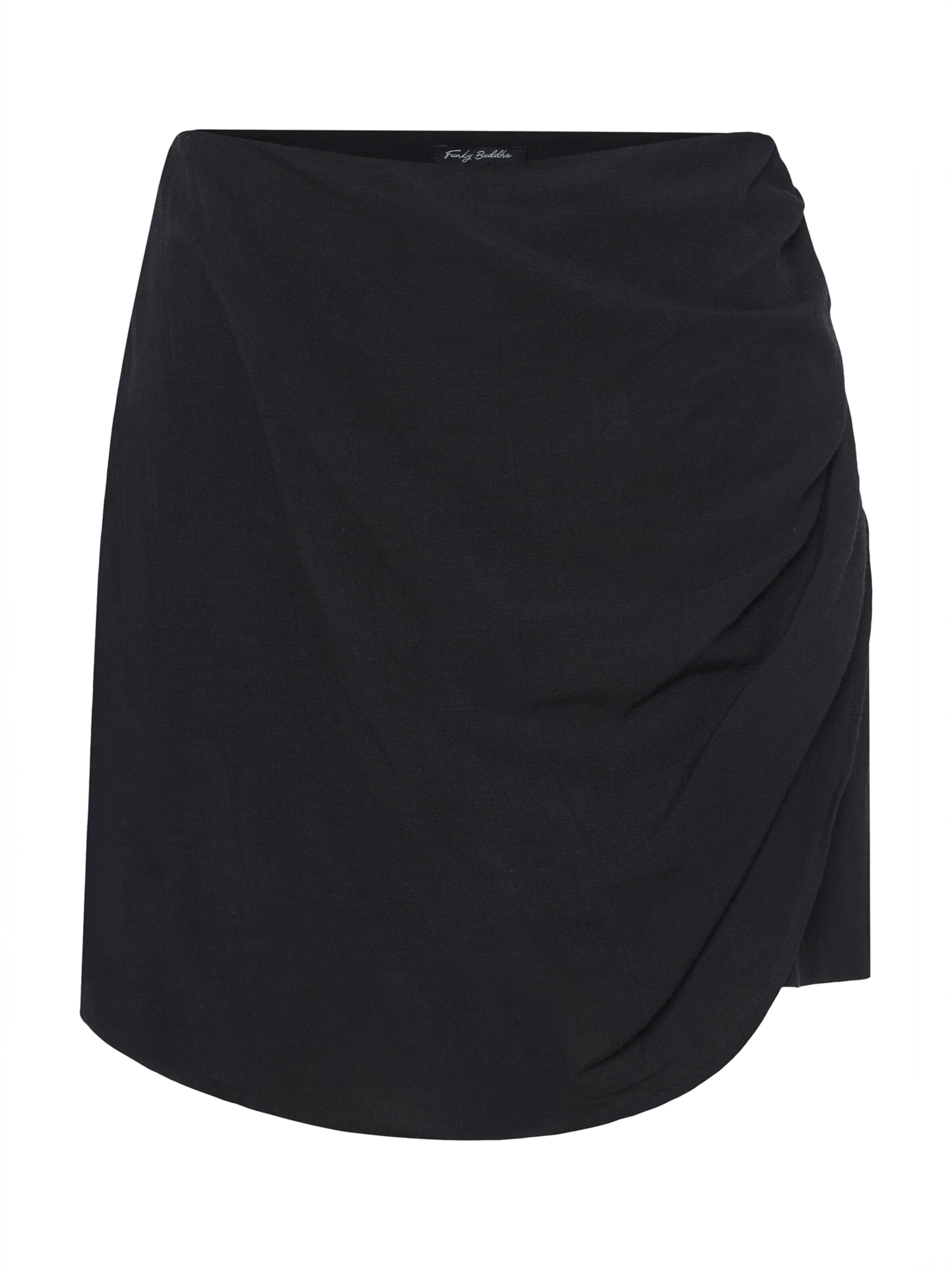 Funky Buddha Regular Broek in Zwart: voorkant