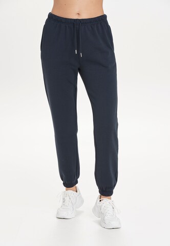 ENDURANCE Tapered Workout Pants 'Sartine' in Blue: front