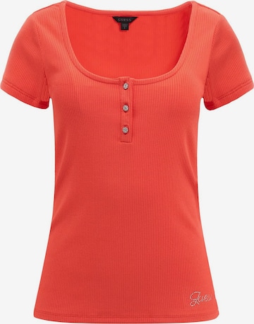 GUESS Shirt in Orange: front