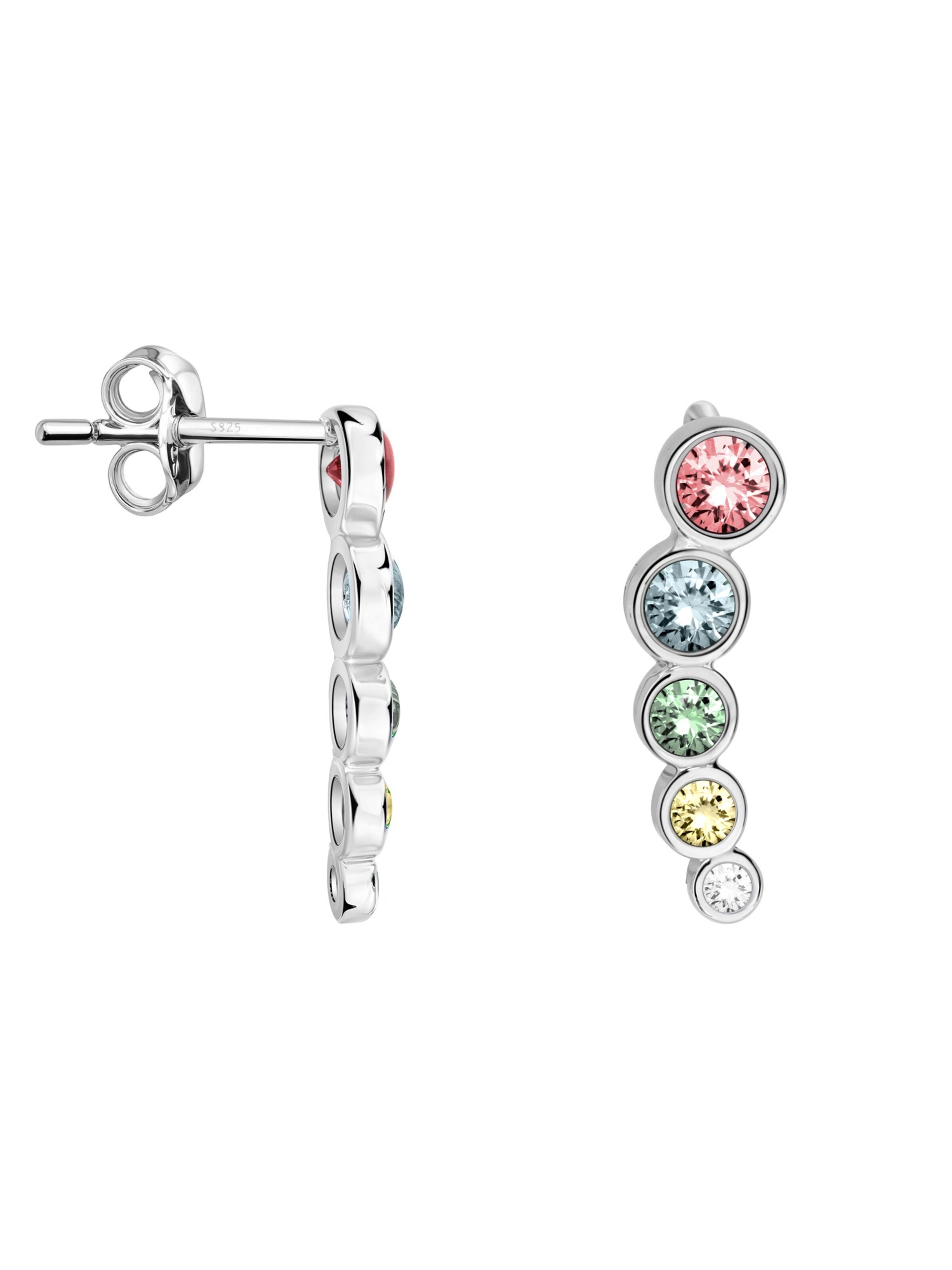 Sofia Milani Ohrringe 'Zirconia'‌‌ in Silber: Vorderseite