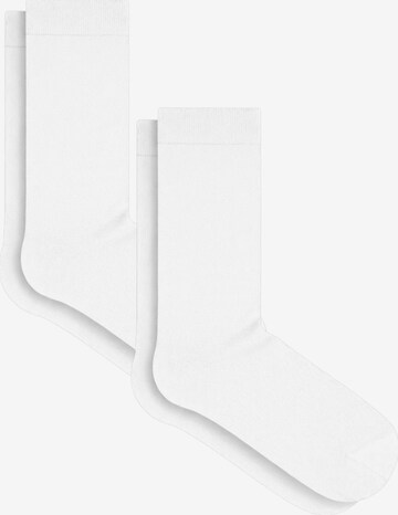 Albero Natur Socken in Weiß: Vorderseite
