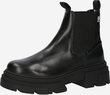 Boots chelsea di TOMMY HILFIGER in nero: frontale
