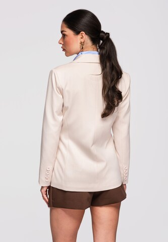Ombre Blazer in Beige