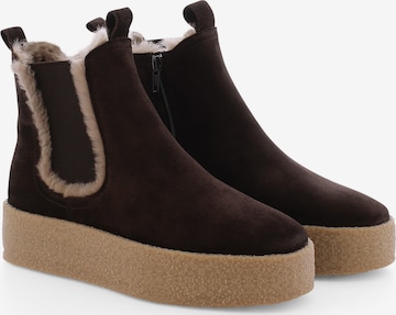 Bottines 'Bazar' Kennel & Schmenger en marron : devant