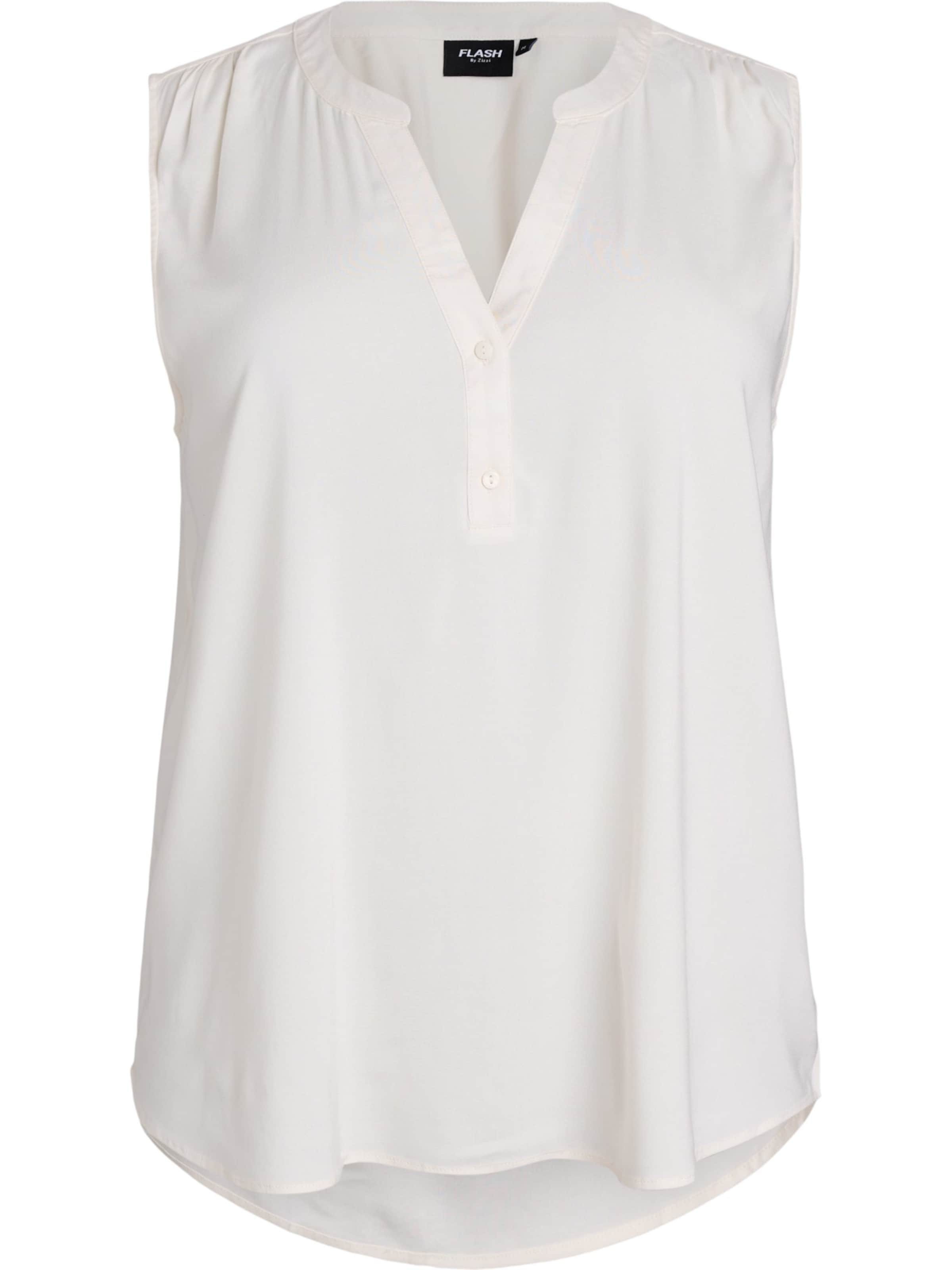 Flash by Zizzi - Blusa 'Flenni' en beige: frente