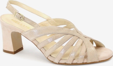 Sandales MELLUSO en beige : devant