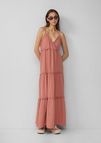 QS Kleid 'QS x Sarah & Tini' in Orange