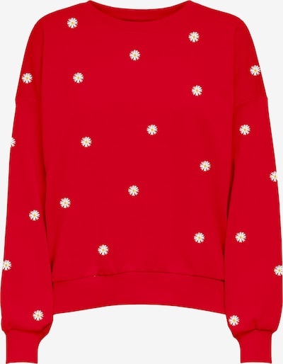 ONLY Sweater majica 'ONLBrooke' u žuta / crvena / bijela, Pregled proizvoda