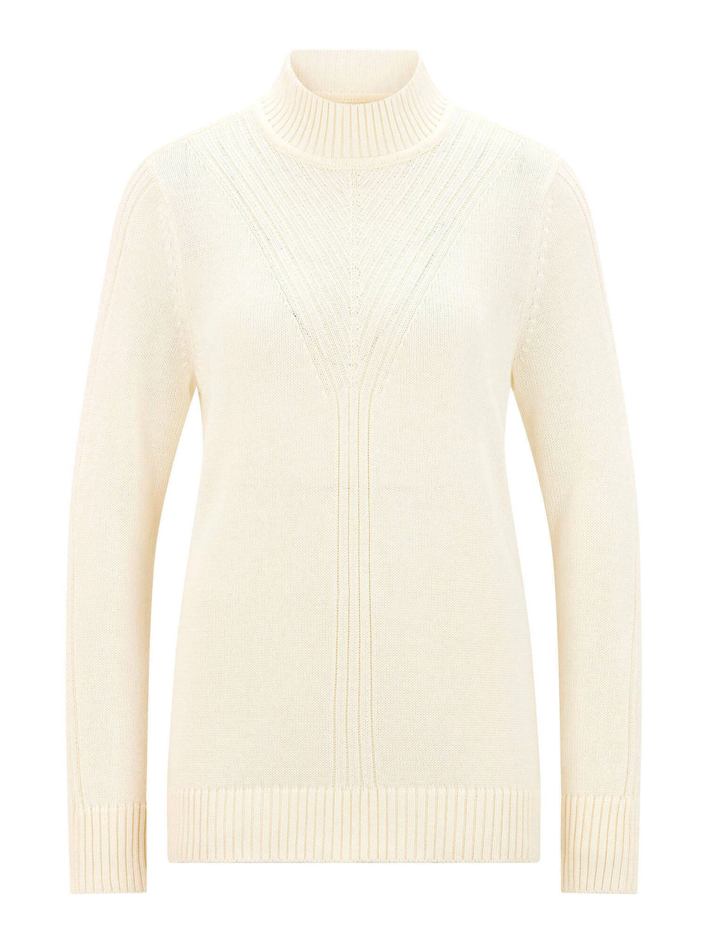 Goldner Sweater in White: front