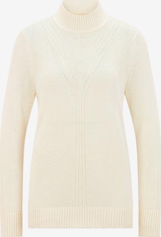 Goldner Sweater in White: front