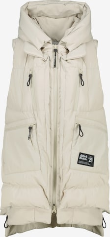 Alife and Kickin Vest 'Racha' in Beige: front