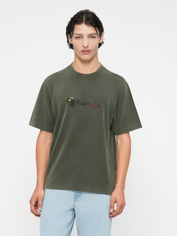 Abercrombie & Fitch Tričko - Zelená: predná strana