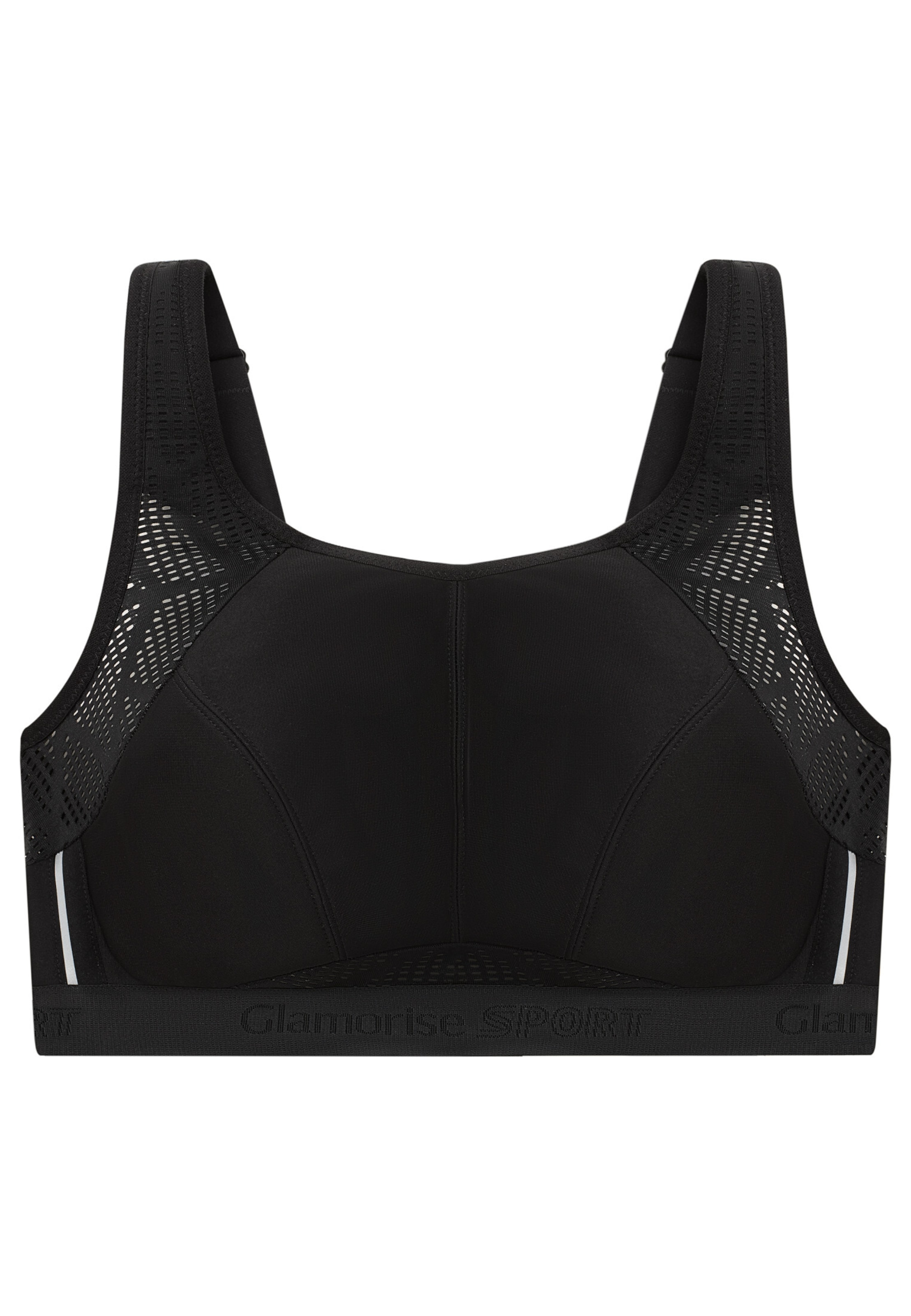 GLAMORISE Bralette Bra in Black