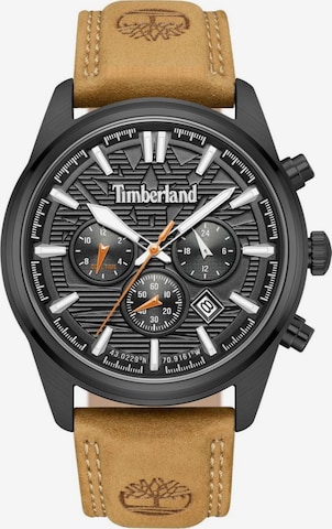 TIMBERLAND Analoguhr 'Duo-time watch Bridge - Extension' in Braun: Vorderseite
