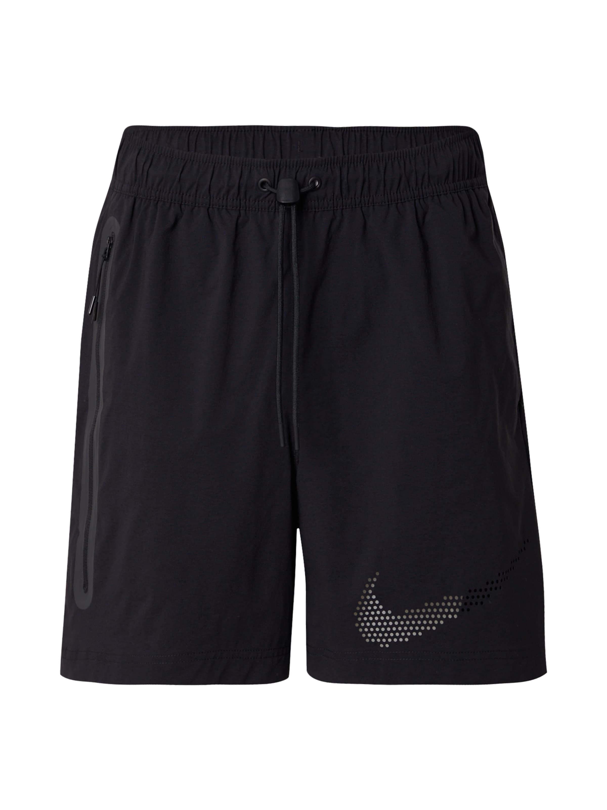 Nike Sportswear regular Παντελόνι σε μαύρο: μπροστά