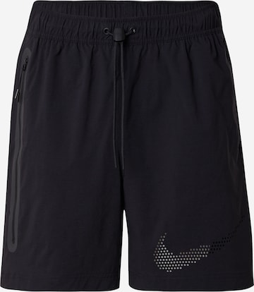 juoda Nike Sportswear Standartinis Kelnės: priekis