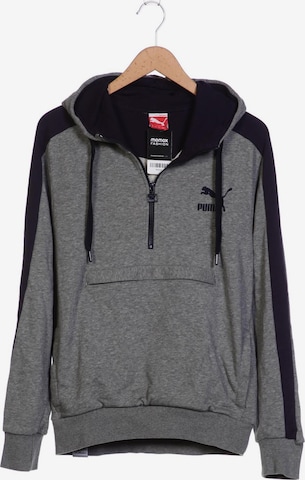 PUMA Sweatshirt & Zip-Up Hoodie in 4XL in Grey: front