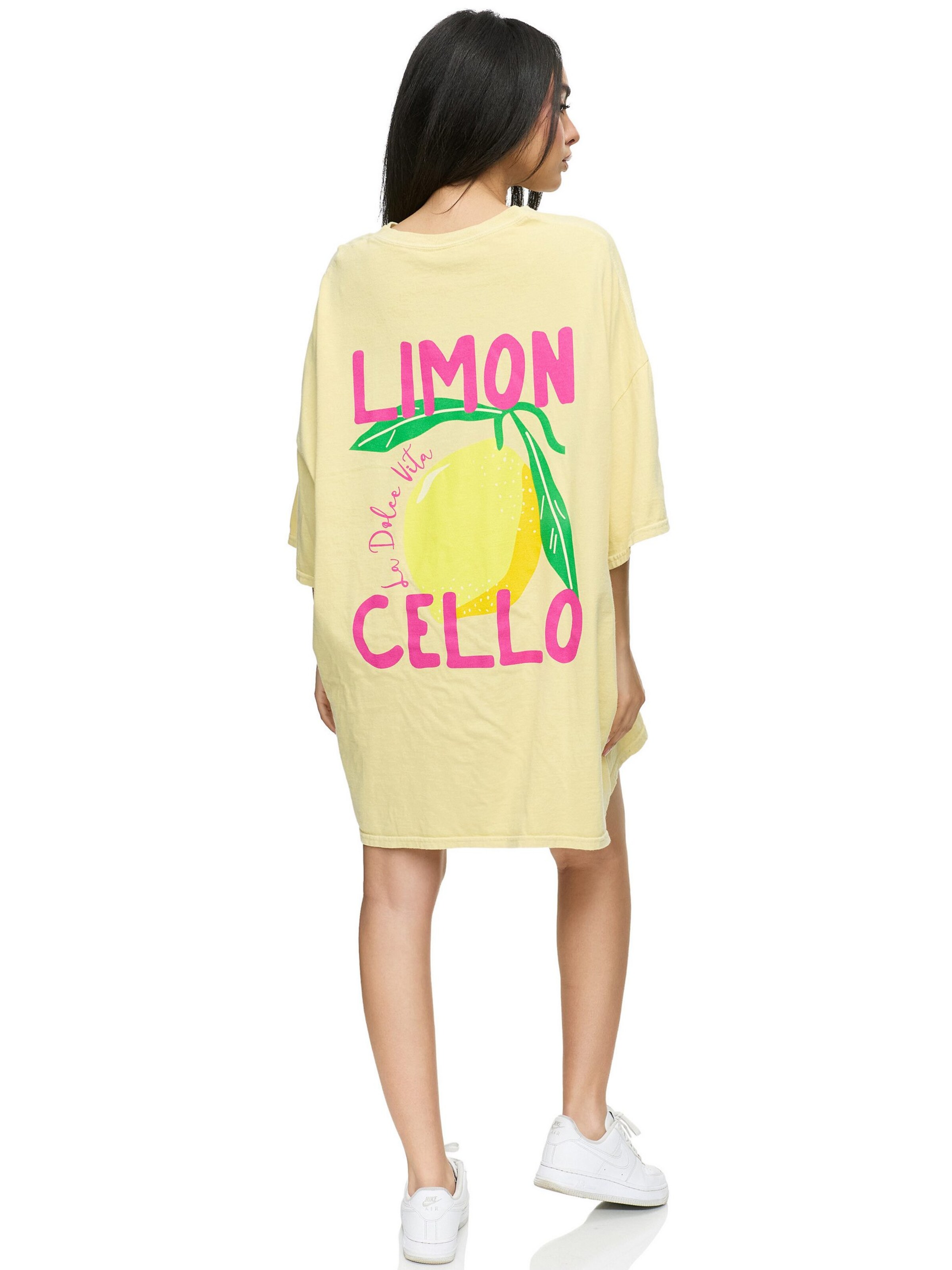Worldclassca Oversizeshirt 'Limon Cello'‌‌‌‌‌‌‌‌ in Gelb