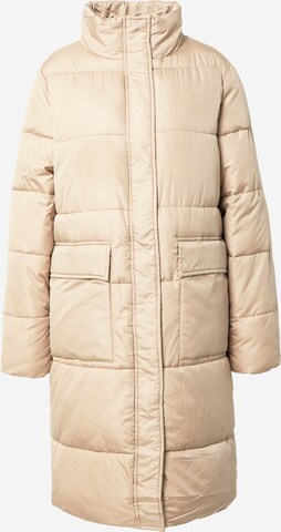 PIECES Winter Coat 'LIMA' in Beige: front