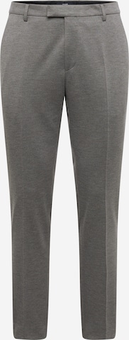 JOOP! Slim fit Pleated Pants 'Gun' in Grey: front