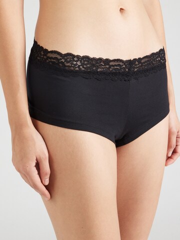 ABOUT YOU Boyshorts '3 pack Leila Slip' in Black: front