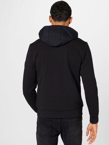 Hackett London Zip-Up Hoodie in Black