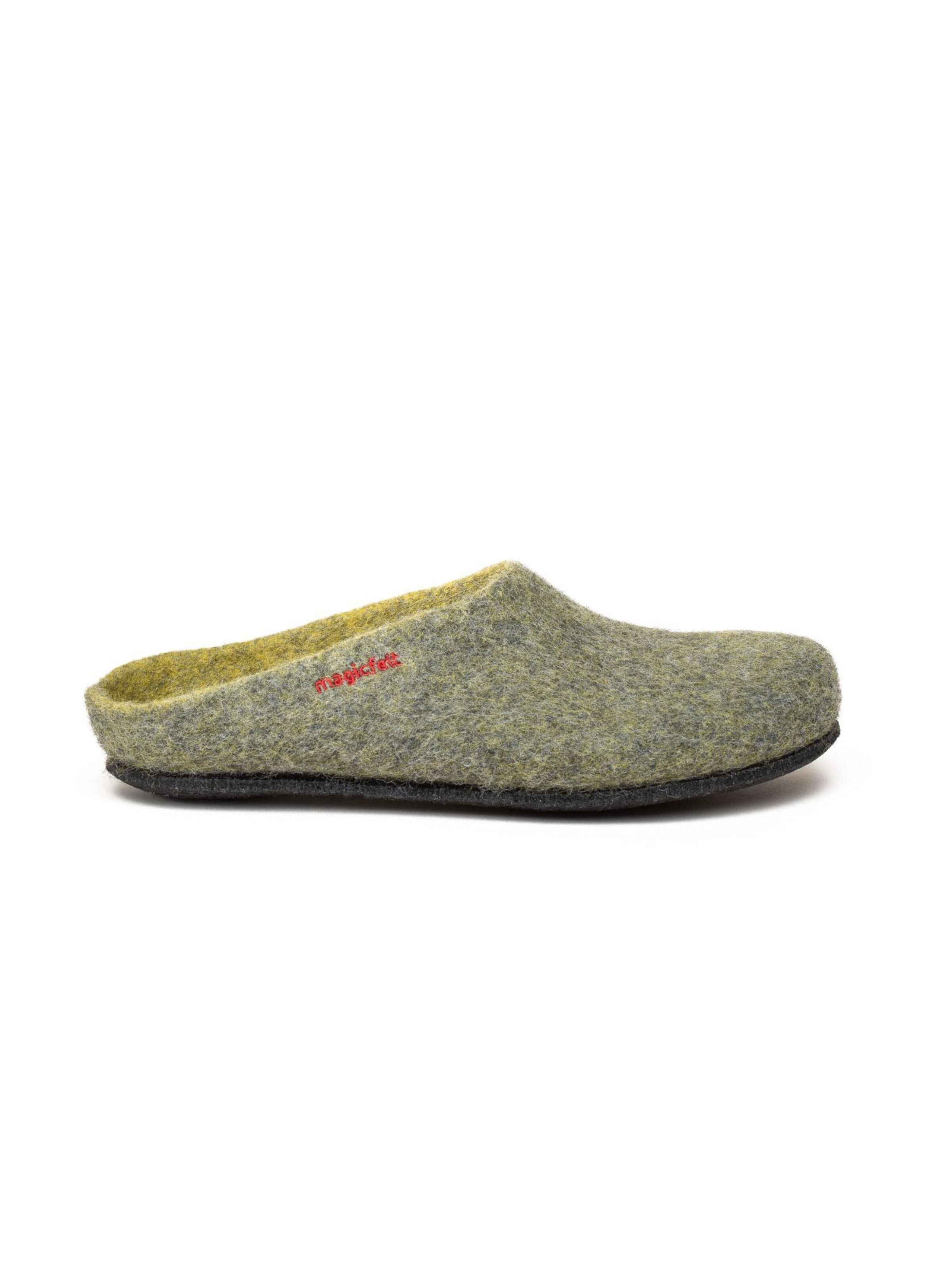 MagicFelt Slippers 'Filzpantoffel Magicfelt 709' in Yellow