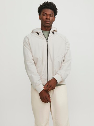 JACK & JONES Tussenjas 'TRACK' in Beige: voorkant