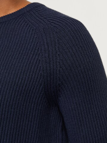 JACK & JONES Sweater 'JJPannel' in Blue