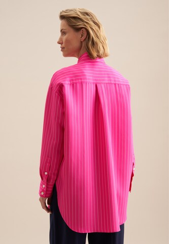 SEIDENSTICKER Blouse 'Schwarze Rose' in Roze