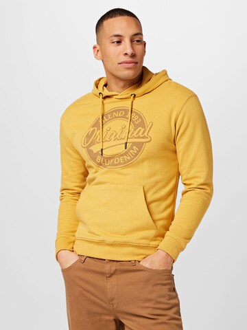 BLEND Sweatshirt in Yellow: front