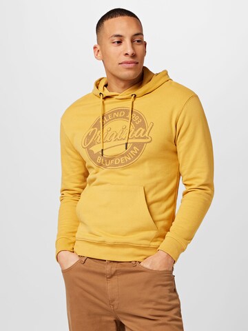 BLEND Sweatshirt in Geel: voorkant