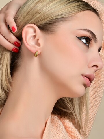 Akzent Earrings 'wasserfest' in Gold: front