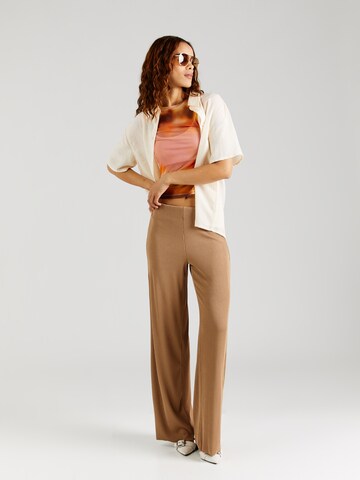 Hailys Wide leg Trousers 'Su44ri' in Beige