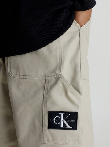 Calvin Klein Jeans Regular Панталон в бежово