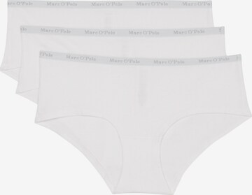 Slip Marc O'Polo en blanc : devant