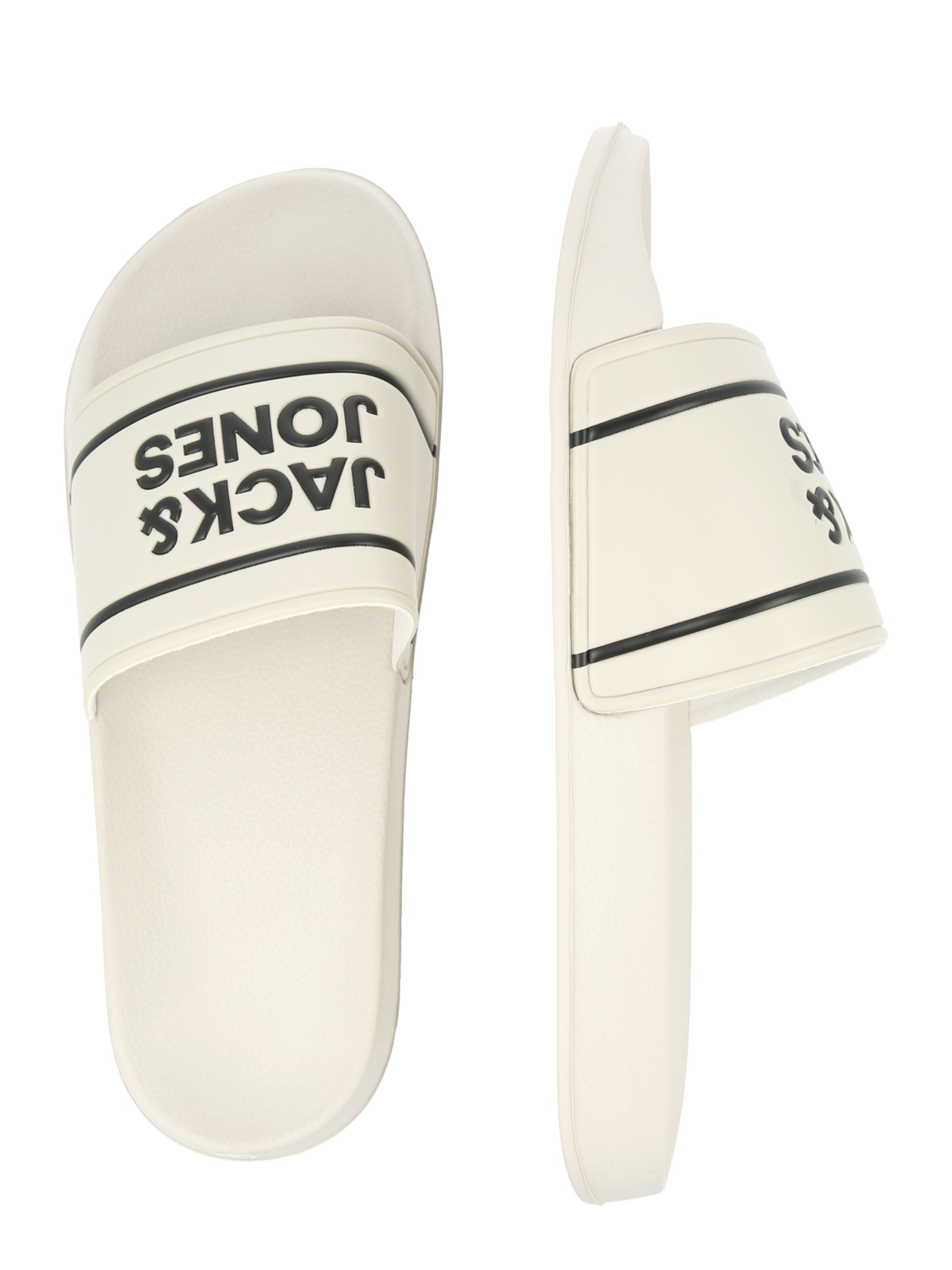 Mule 'JFWOSCAR' JACK & JONES en beige : sur le côté