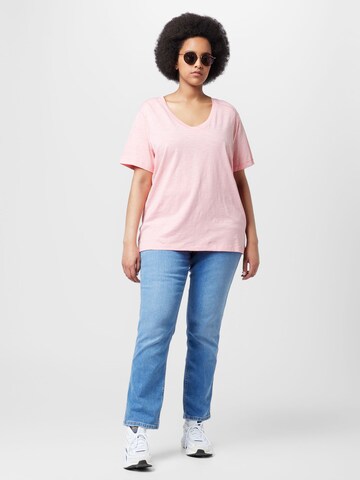 T-shirt Esprit Curves en rose