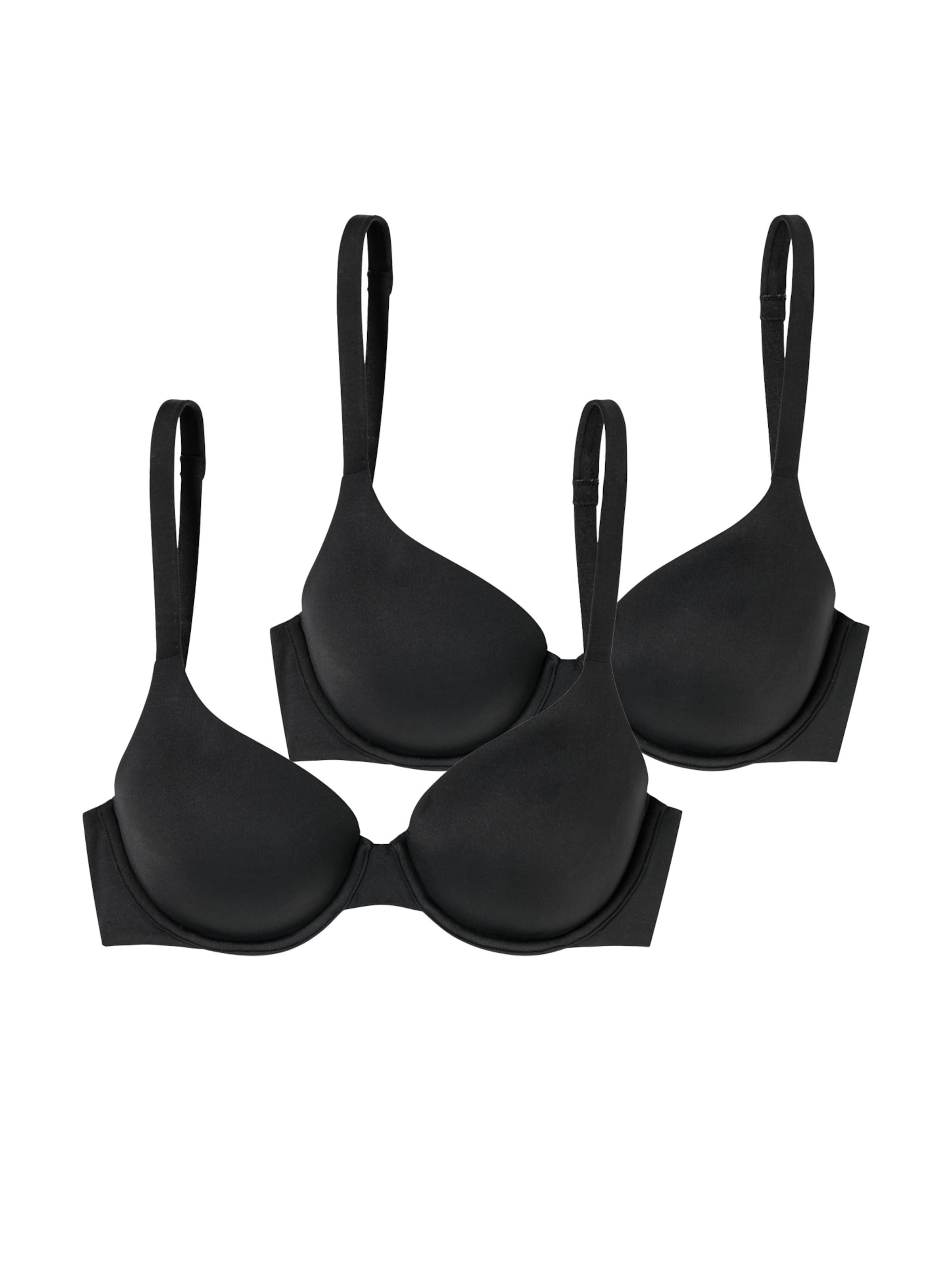 Soutien-gorge ' BH mit Schale - Unique Micro ' SCHIESSER en noir : devant