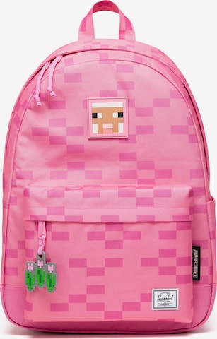 Sac à dos 'Minecraft Classic' Herschel en rose : devant