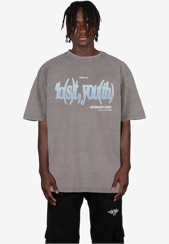 Lost Youth Shirt in Grijs: voorkant