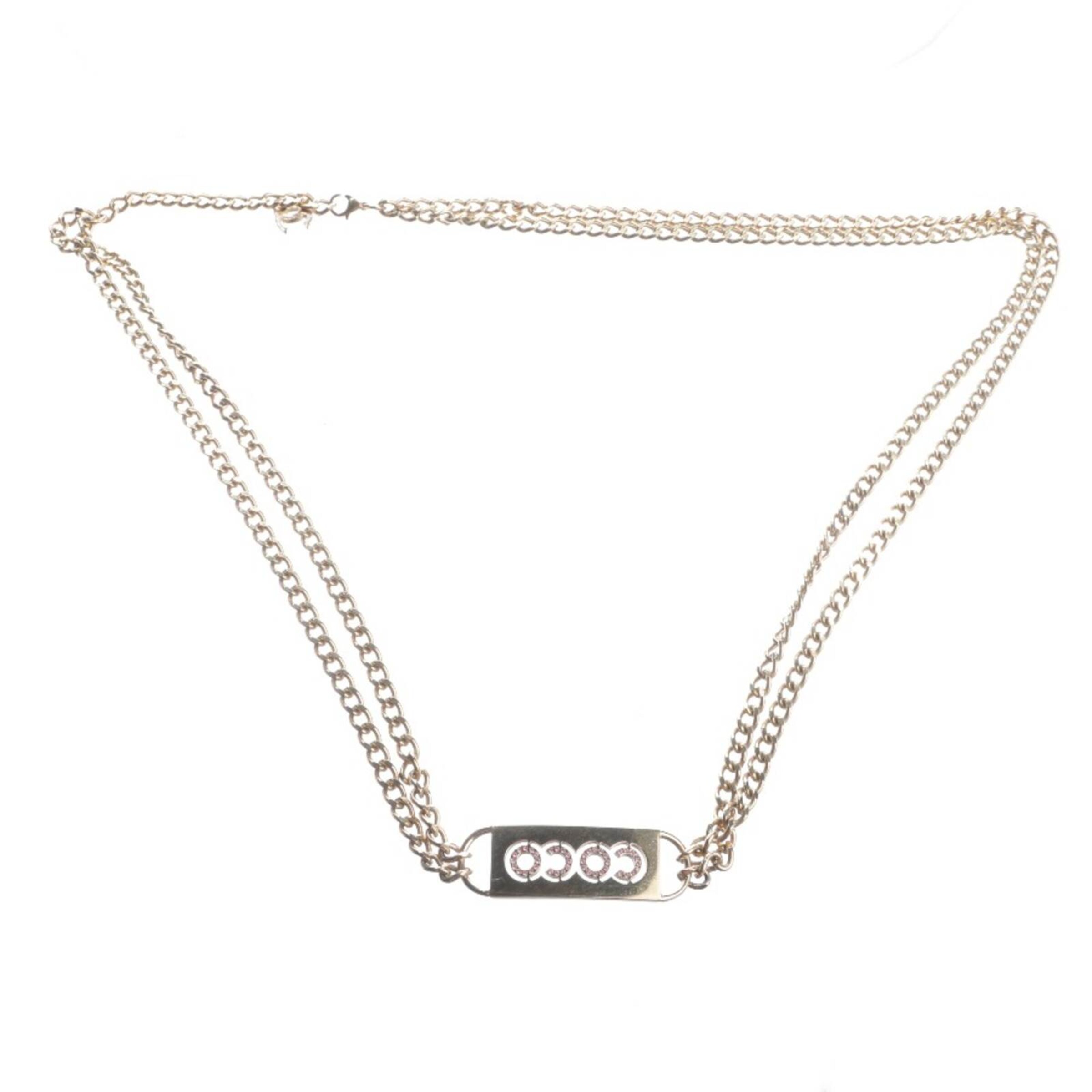 CHANEL Belt in L in Silver: front