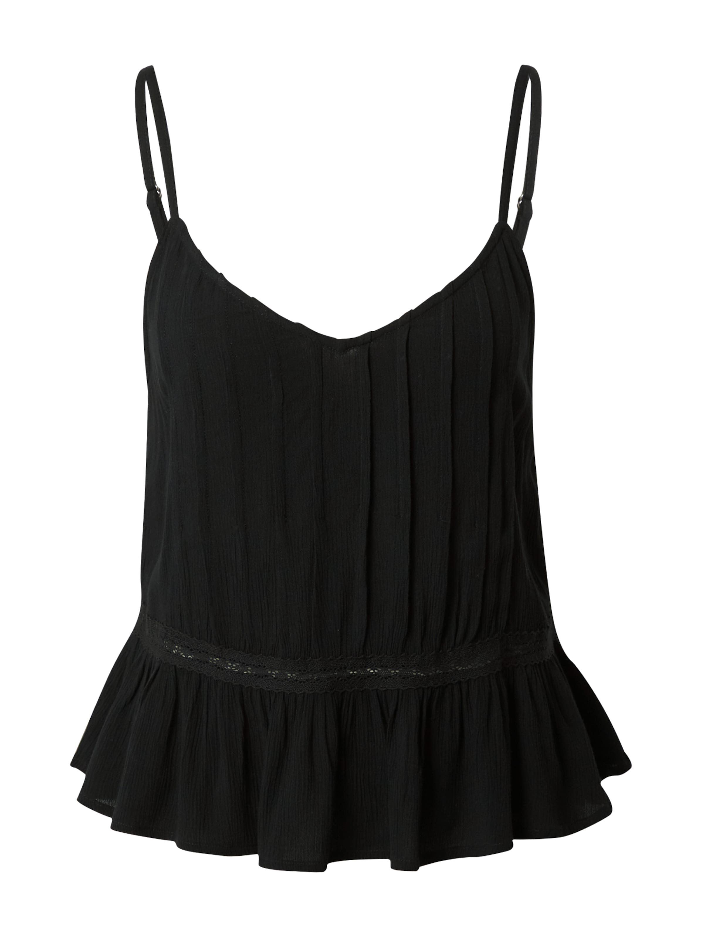 ABOUT YOU Top 'Emina' – černá: přední strana