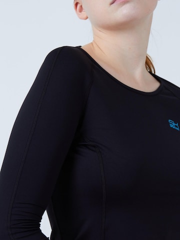 SPORTKIND Performance shirt '3/4-Longsleeve Shirt' in Black