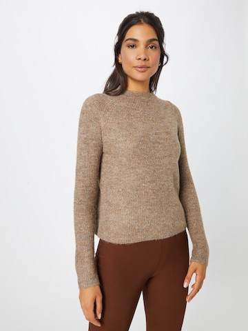 PIECES Trui 'Ellen' in Beige: voorkant