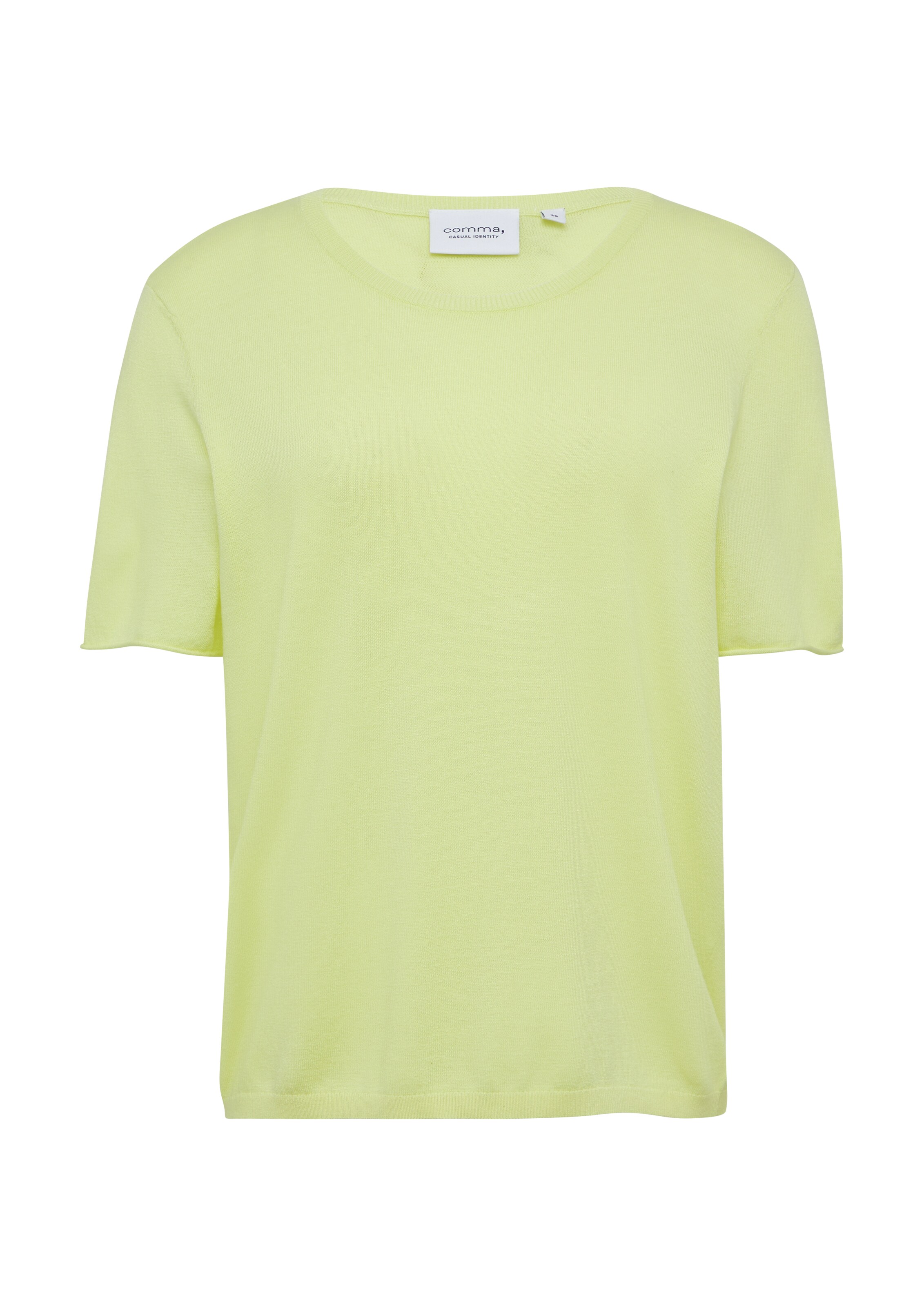 comma casual identity Sweater in Yellow: front