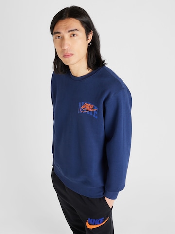 Nike SportswearSweater majica 'CLUB BB ARCH GX' - plava boja
