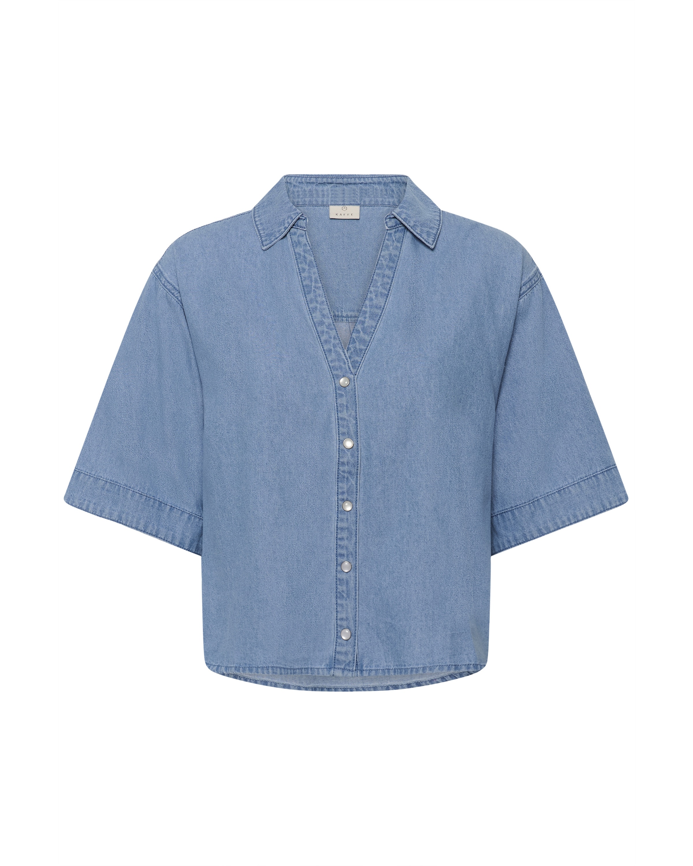 Kaffe Blouse 'Jade' in Blue: front